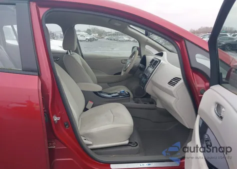 2011 Nissan Leaf Sl z USA, uszkodzony, nr VIN JN1AZ0CP4BT000316